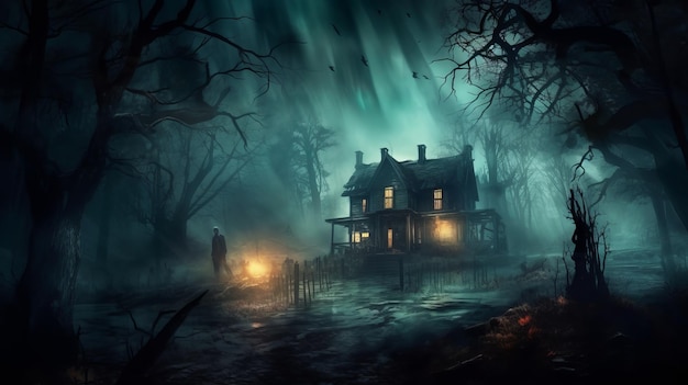 Una casa agghiacciante e infestata avvolta nel mistero