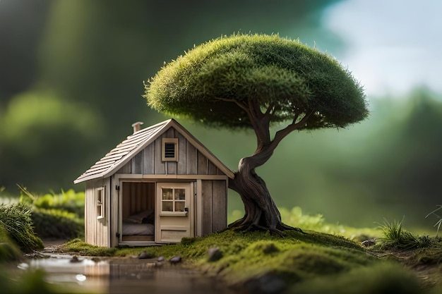 Una casa in miniatura