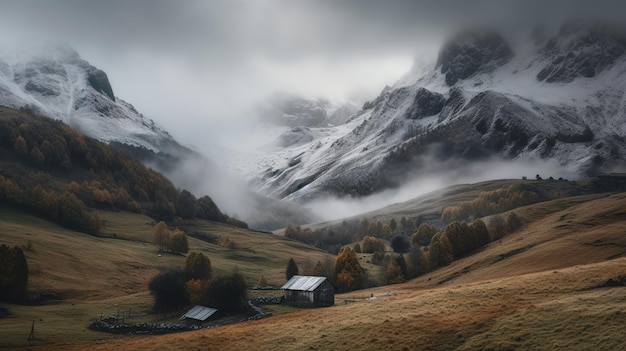 Una casa in montagna