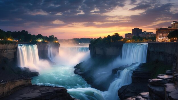 una cascata incredibile