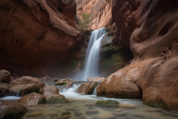 Una cascata nel Grand Canyon