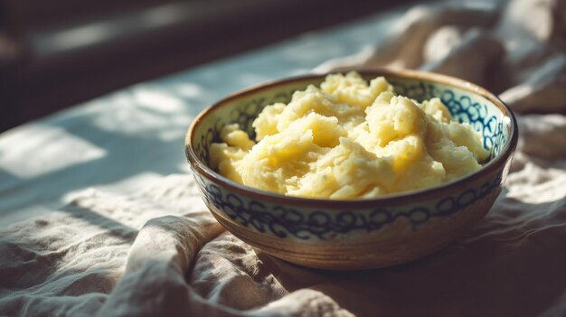 Una ciotola di purè di patate