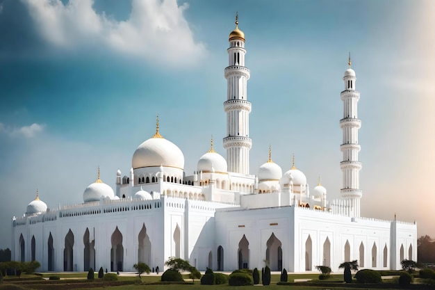 Una città è la più grande moschea del mondo.