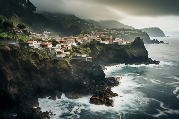 Una città sulla costa