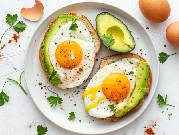 Una colazione sana foto realistica