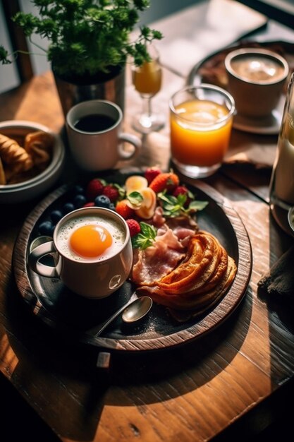 Una colazione sana Freschezza e delizie nutrizionali