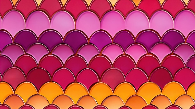 una collezione colorata di cuori con uno sfondo colorato.