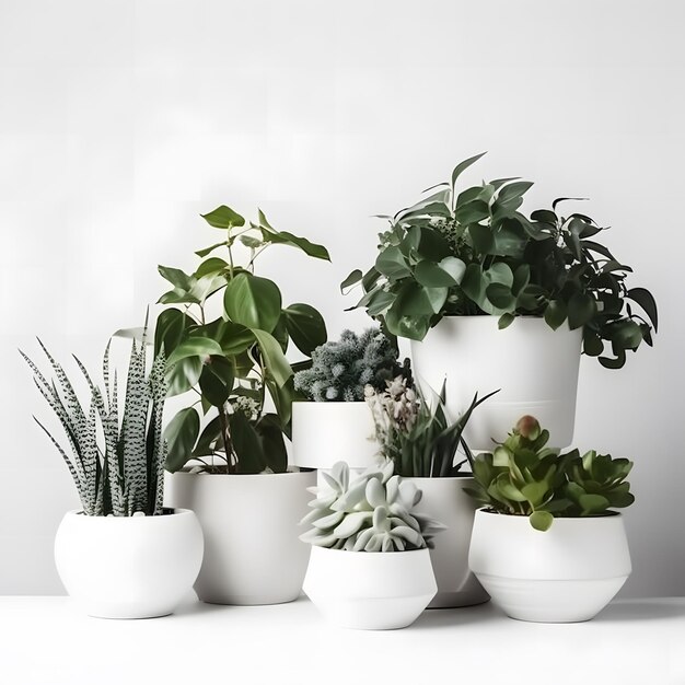 Una collezione di piante tra cui una che è una pianta.