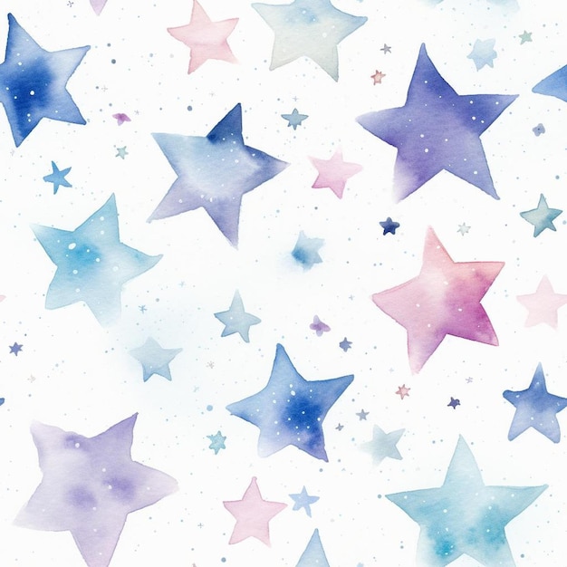 Una collezione di stelle con uno sfondo bianco.