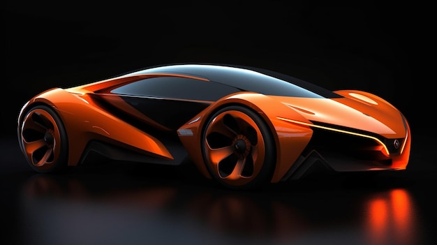 Una concept car dell'azienda lamborghini.