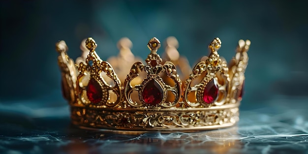 Una corona maestosa che simboleggia l'onore e il risultato in una moda biblica concetto simbolismo biblico corona maestoso onore risultato arte religiosa