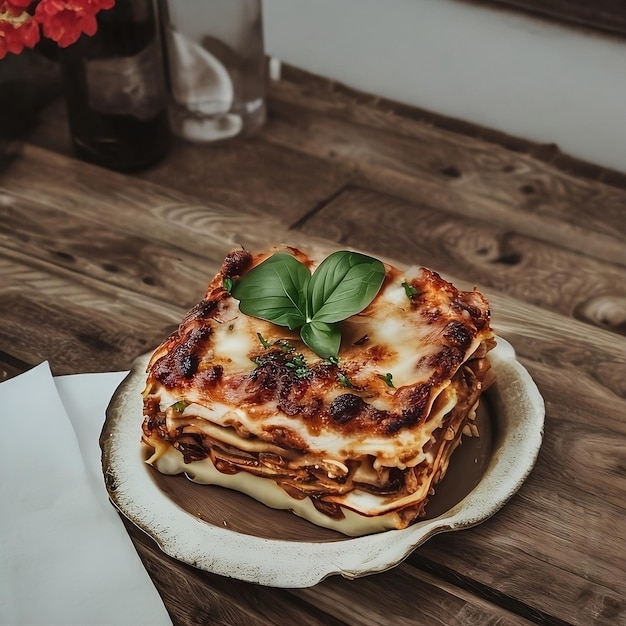 una deliziosa lasagna