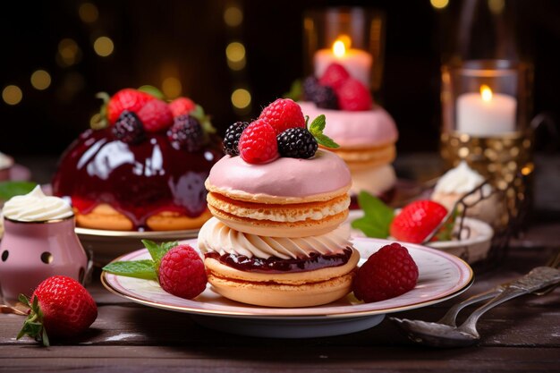 Una deliziosa pasticceria francese.