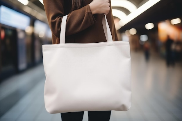 una donna che porta una borsa di borsa di borsa di borsa di borsa