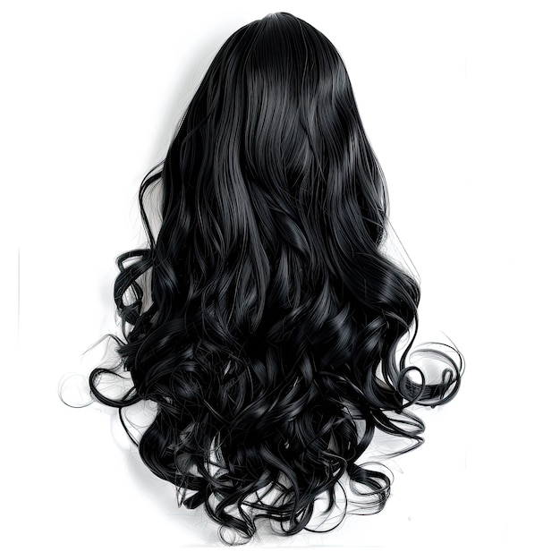 una donna con i capelli lunghi con uno sfondo bianco e nero