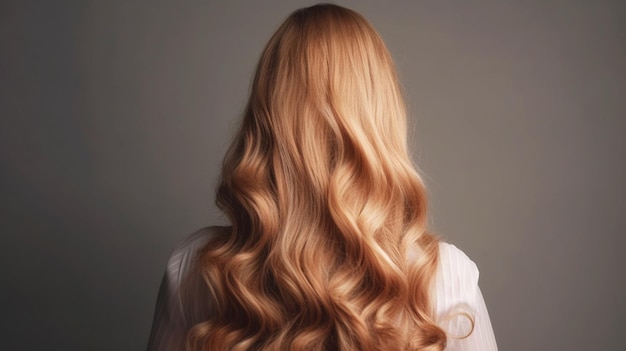 una donna con i capelli rossi con una camicia bianca