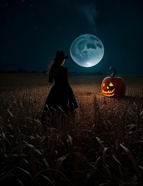 Una donna misteriosa nella notte di Halloween