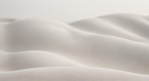 una duna di sabbia bianca è mostrata in questa immagine