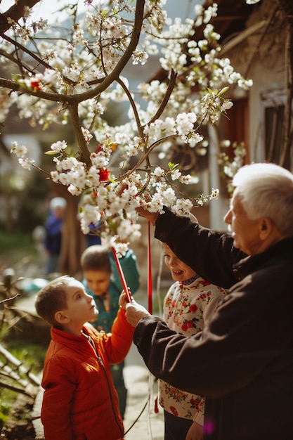 una famiglia rumena a casa