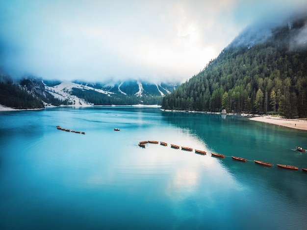 Una fantastica vista sul lago di Braies