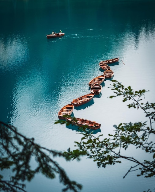 Una fantastica vista sul lago di Braies