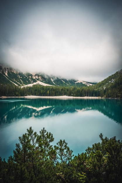 Una fantastica vista sul lago di Braies