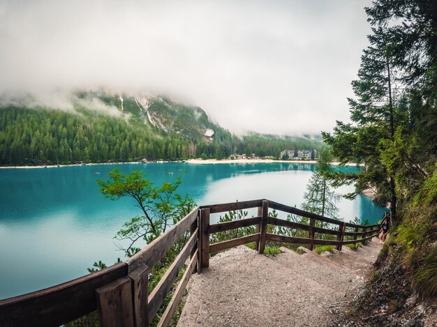 Una fantastica vista sul lago di Braies