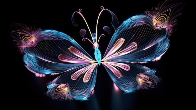 Una farfalla con sopra una farfalla