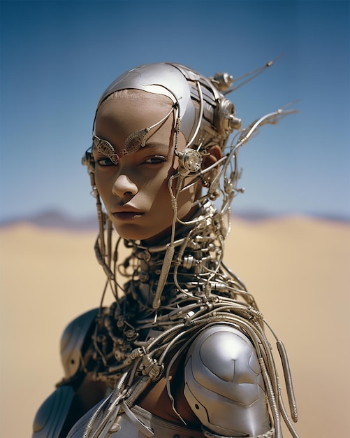 Una femmina cyborg