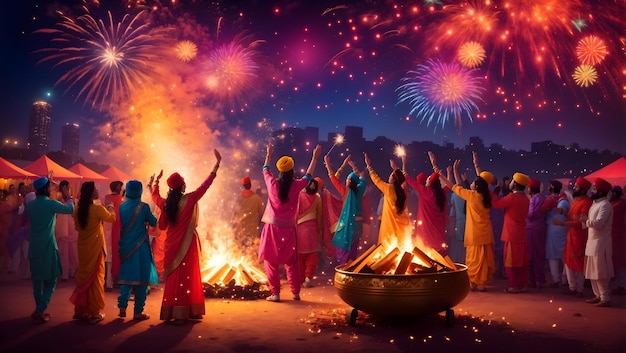 Una festosa celebrazione di lohri