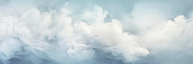 Una formazione di nuvola eterea con un'immagine di sfondo astratta e morbida