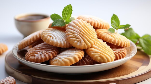 una foto 3D di varie varietà di dolci