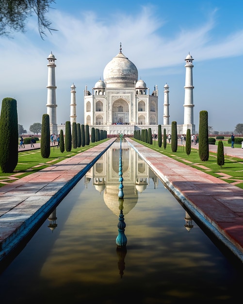 una foto del Taj Mahal