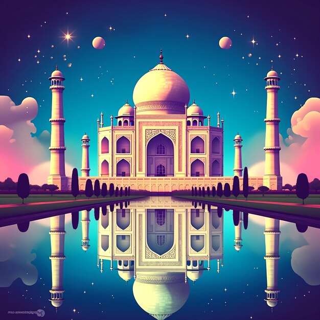 una foto del Taj Mahal