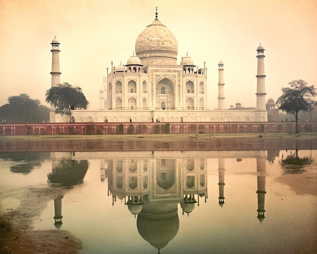 una foto del Taj Mahal