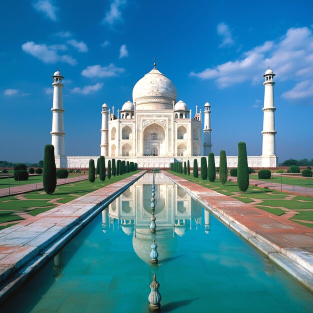 una foto del Taj Mahal