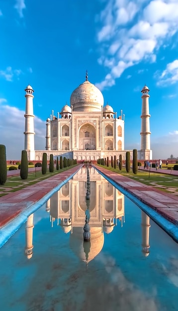 una foto del Taj Mahal