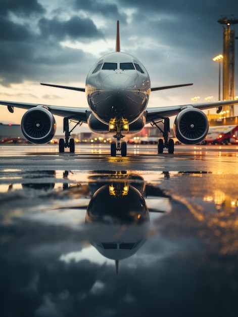 una foto dell'aeroporto