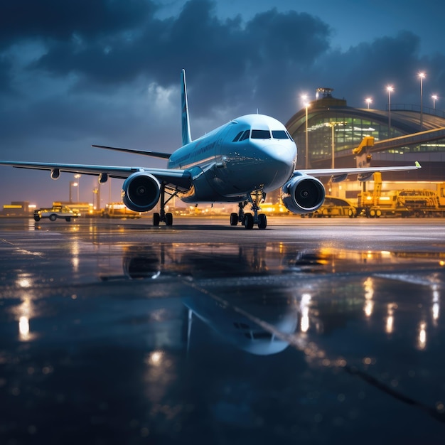 una foto dell'aeroporto