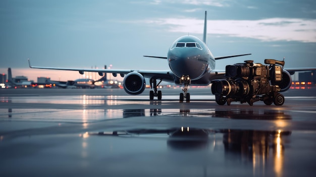 una foto dell'aeroporto