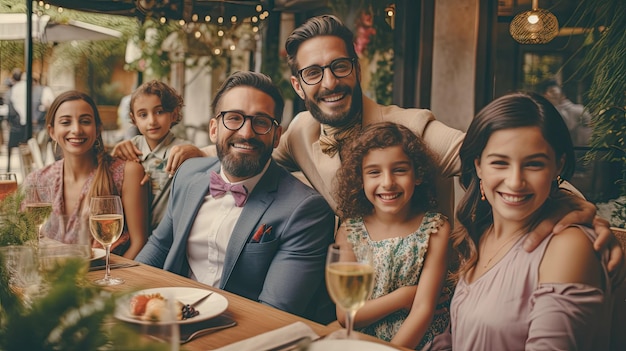 una foto della celebrazione della festa del papà