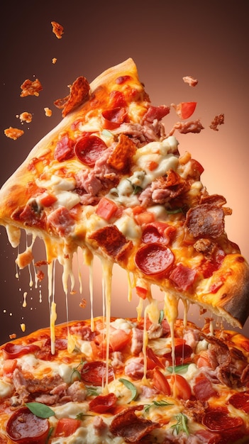 una foto della pizza