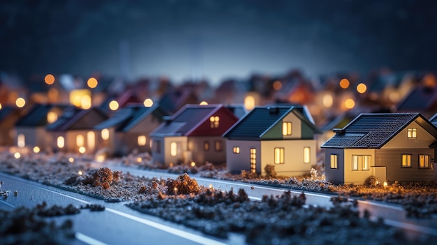 una foto della zona residenziale