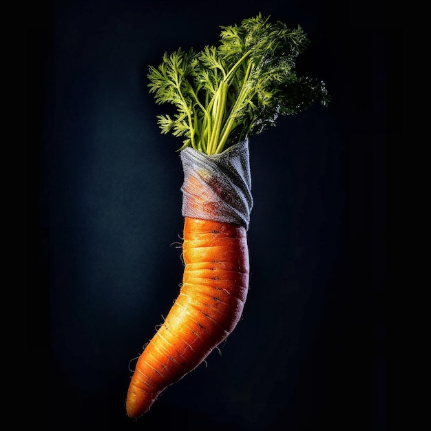 una foto di carota