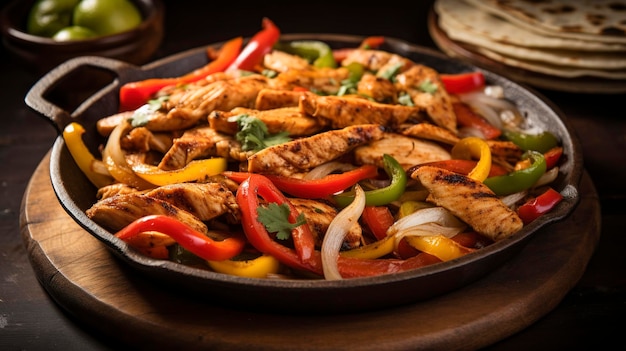 Una foto di Fajitas di pollo