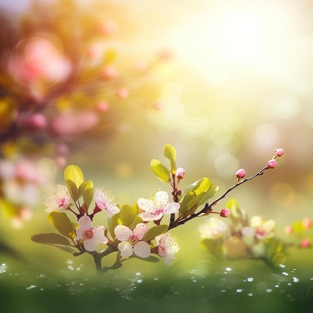 Una foto di fiori che sono in un campo