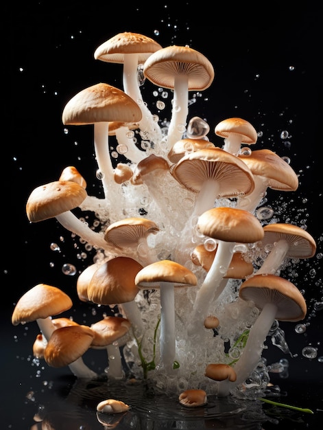 una foto di funghi