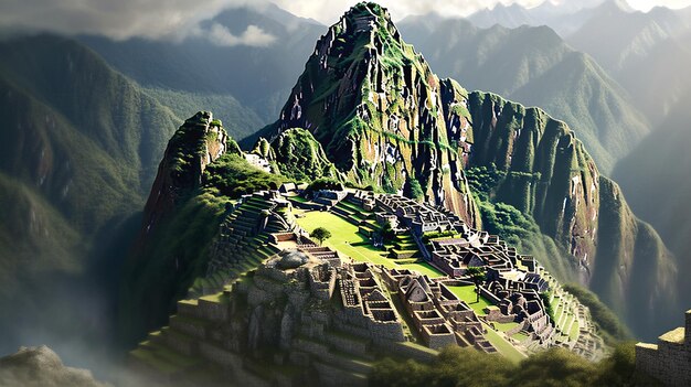 una foto di machu picchu