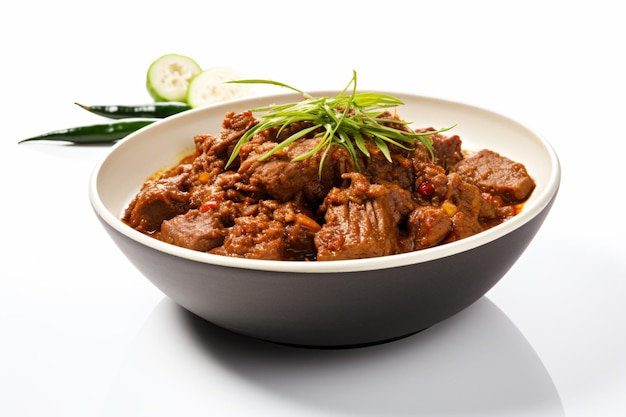 Una foto di Rendang di manzo