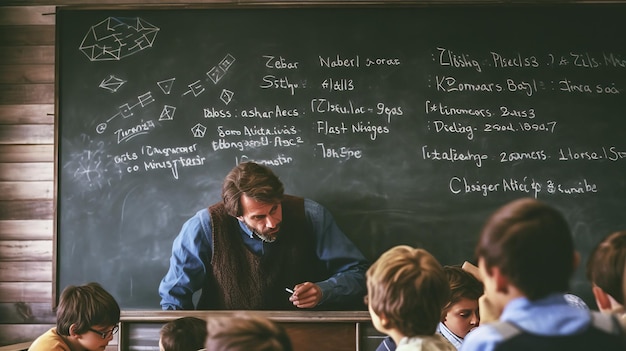 Una foto di un'atmosfera confortevole a scuola